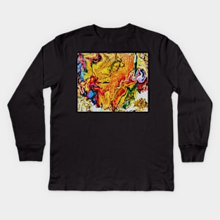 Stocksom Abstract for August 4 Kids Long Sleeve T-Shirt